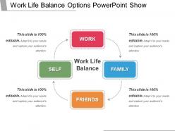 Work life balance options powerpoint show