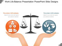 Work life balance presentation powerpoint slide designs