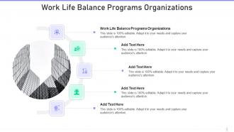 Work Life Balance Programs Organizations In Powerpoint And Google Slides Cpb