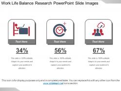 Work life balance research powerpoint slide images