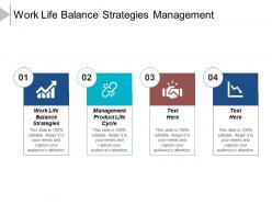 Work life balance strategies management product life cycle cpb