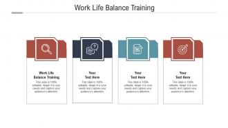 Work life balance training ppt powerpoint presentation ideas visuals cpb