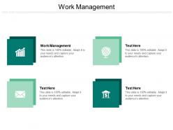 Work management ppt powerpoint presentation summary diagrams cpb
