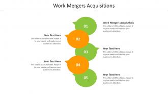 Work mergers acquisitions ppt powerpoint presentation portfolio topics cpb