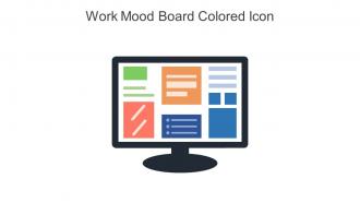 Work Mood Board Colored Icon In Powerpoint Pptx Png And Editable Eps Format