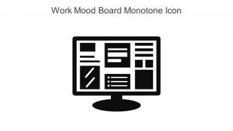 Work Mood Board Monotone Icon In Powerpoint Pptx Png And Editable Eps Format