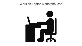 Work On Laptop Monotone Icon In Powerpoint Pptx Png And Editable Eps Format