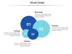 Work order ppt powerpoint presentation summary background image cpb