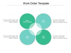 Work order template ppt powerpoint presentation inspiration themes cpb