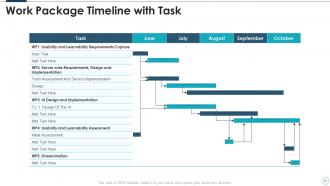 Work Package Timeline Powerpoint Ppt Template Bundles