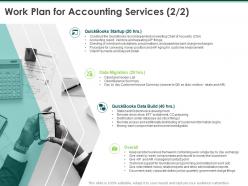 Work plan for accounting services planning ppt powerpoint presentation show background images