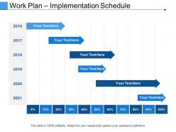 Work plan implementation schedule powerpoint slide ideas