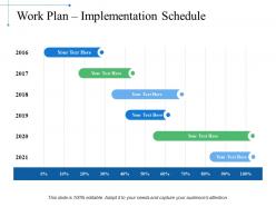 Work plan implementation schedule ppt example file