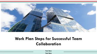Work Plan Steps For Successful Team Collaboration PPT Designs AT