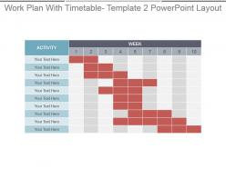 Work Plan With Timetable Template 2 Powerpoint Layout