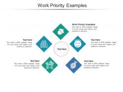 Work priority examples ppt powerpoint presentation show background designs cpb