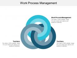 Work process management ppt powerpoint presentation inspiration tips cpb
