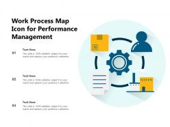 Work Process Map Icon For Performance Management
