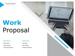 Work proposal powerpoint presentation slides