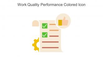Work Quality Performance Colored Icon In Powerpoint Pptx Png And Editable Eps Format