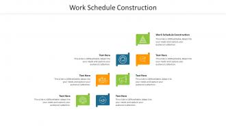 Work schedule construction ppt powerpoint presentation outline format ideas cpb