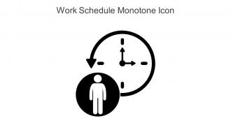 Work Schedule Monotone Icon In Powerpoint Pptx Png And Editable Eps Format