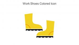 Work Shoes Colored Icon In Powerpoint Pptx Png And Editable Eps Format