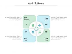 Work software ppt powerpoint presentation slides portfolio cpb