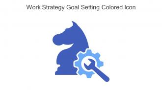 Work Strategy Goal Setting Colored Icon In Powerpoint Pptx Png And Editable Eps Format