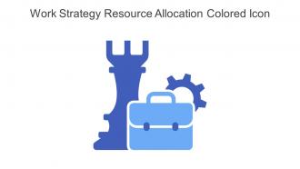 Work Strategy Resource Allocation Colored Icon In Powerpoint Pptx Png And Editable Eps Format