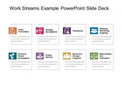 Work streams example powerpoint slide deck