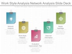 Work Style Analysis Network Analysis Slides Deck