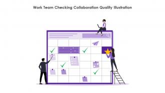 Work Team Checking Collaboration Quality Illustration