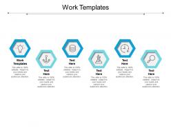 Work templates ppt powerpoint presentation model slides cpb