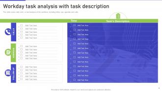 Workday Task Analysis Powerpoint PPT Template Bundles