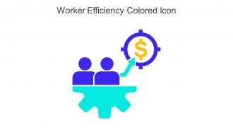 Worker Efficiency Colored Icon In Powerpoint Pptx Png And Editable Eps Format