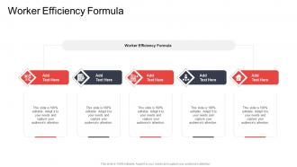 Worker Efficiency Formula In Powerpoint And Google Slides Cpb