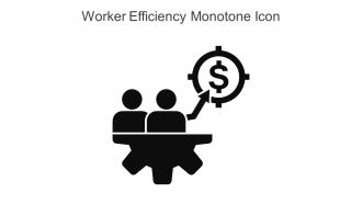 Worker Efficiency Monotone Icon In Powerpoint Pptx Png And Editable Eps Format