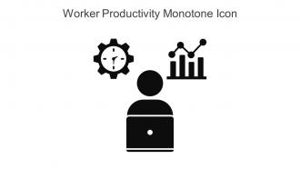 Worker Productivity Monotone Icon In Powerpoint Pptx Png And Editable Eps Format