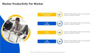 Worker Productivity Per Worker In Powerpoint And Google Slides Cpb