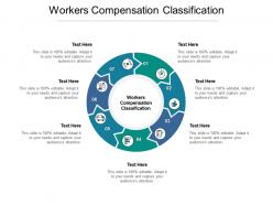 Workers compensation classification ppt powerpoint presentation slides topics cpb
