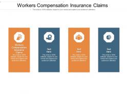 Workers compensation insurance claims ppt powerpoint presentation styles files cpb