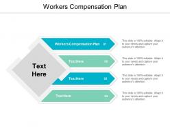 Workers compensation plan ppt powerpoint presentation portfolio display cpb