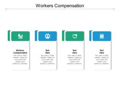 Workers compensation ppt powerpoint presentation file inspiration cpb
