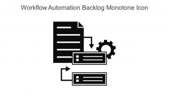 Workflow Automation Backlog Monotone Icon In Powerpoint Pptx Png And Editable Eps Format