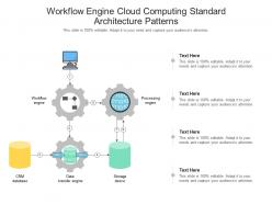 Workflow engine cloud computing standard architecture patterns ppt powerpoint slide