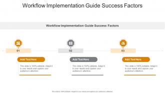 Workflow Implementation Guide Success Factors In Powerpoint And Google Slides Cpb