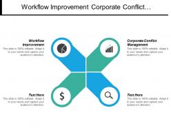 Workflow improvement corporate conflict management organizational action plan cpb