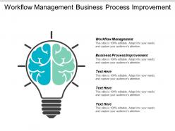 Workflow management business process improvement product development decisions cpb