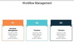 Workflow management ppt powerpoint presentation infographics grid cpb